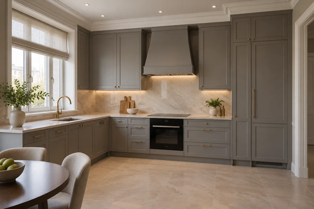 ИИ-концепция «Серый салон». Не выполненный объект.